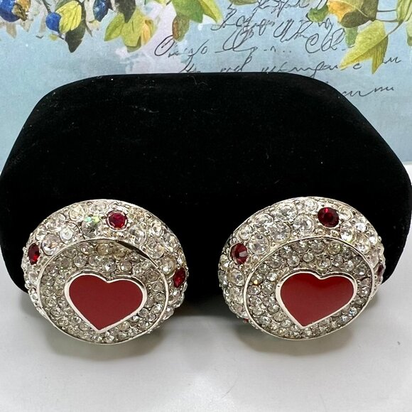 Christian Dior Boutique "Love is in the Air" CLIP Earrings - Picture 4 of 7